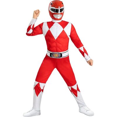 Funiglobal FUNIDELIA Rotes Power Ranger Kostüm - Offiziell Lizenz Funiglobal FUNIDELIA Rotes Power Ranger Kostüm - Offiziell Lizenz