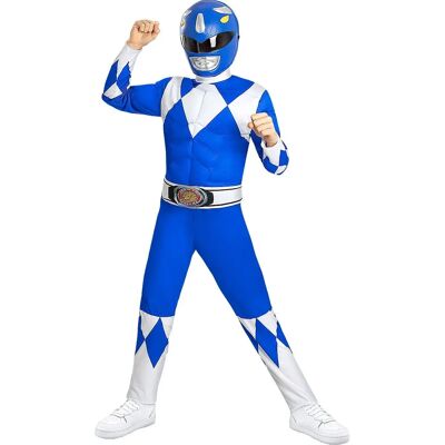 Funidelia Modrý Power Ranger kostým pro děti - Oficiálně licencovaný superhrdinský kostým Funidelia Modrý Power Ranger kostým pro děti - Oficiálně licencovaný superhrdinský kostým