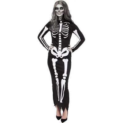 Costume Squelette Élégant Funidelia pour Adultes - Noir - Publicité Costume Squelette Élégant Funidelia pour Adultes - Noir - Publicité
