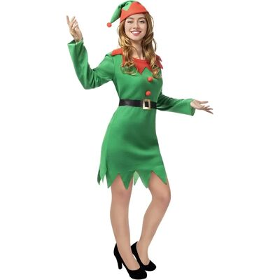 Funiglobal FUNIDELIA Costume d'Elfe pour Femmes - Vert - Costumes pour Fêtes & Événements - Publicité Funiglobal FUNIDELIA Costume d'Elfe pour Femmes - Vert - Costumes pour Fêtes & Événements - Publicité