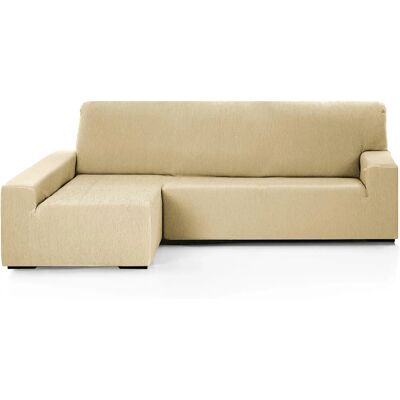 Funda de Sofá Emilia Beige - Chaise Longue - Brazo Izquierdo - 240 cm Funda de Sofá Emilia Beige - Chaise Longue - Brazo Izquierdo - 240 cm