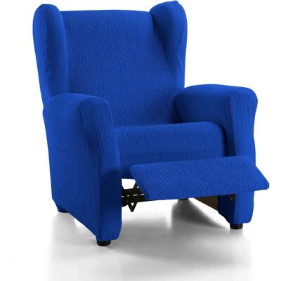 Pokrowiec na Fotel Emilia TODOPARAMICASA - Model Relax - 90 cm - Niebieski Elektryczny Pokrowiec na Fotel Emilia TODOPARAMICASA - Model Relax - 90 cm - Niebieski Elektryczny
