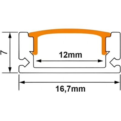 Jandei - Perfil Aluminio Tira Led 2m - LED strip profile Jandei - Perfil Aluminio Tira Led 2m - LED strip profile