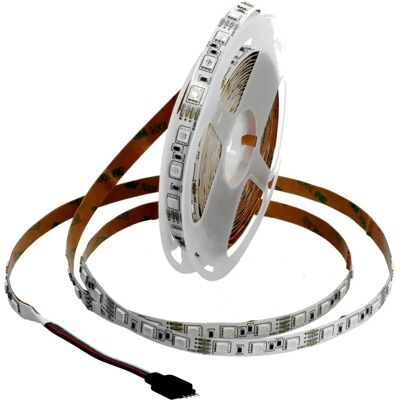 Striscia LED RGB 12V - Decorazione Interni - 5m Striscia LED RGB 12V - Decorazione Interni - 5m