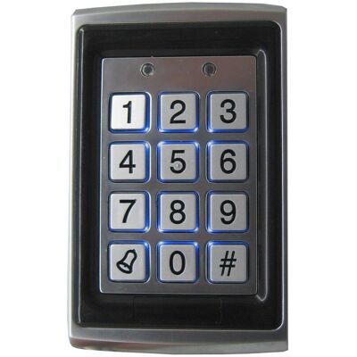 Teclado de control de acceso IP65 Jandei - Hasta 1000 tarjetas Teclado de control de acceso IP65 Jandei - Hasta 1000 tarjetas