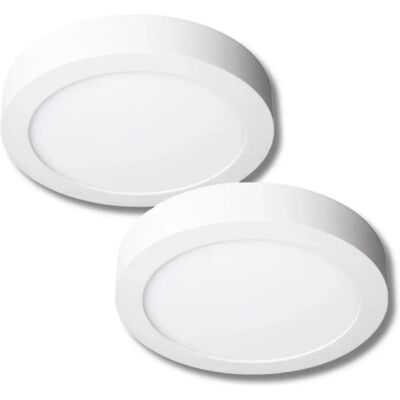 Jandei - Downlight LED de Superfície 4200K - Anel branco - Alumínio Jandei - Downlight LED de Superfície 4200K - Anel branco - Alumínio