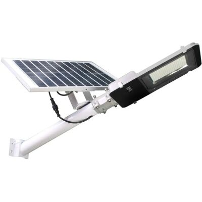 Jandei - Farola solar de 100W con panel ajustable - Luz blanca fría 6000K Jandei - Farola solar de 100W con panel ajustable - Luz blanca fría 6000K
