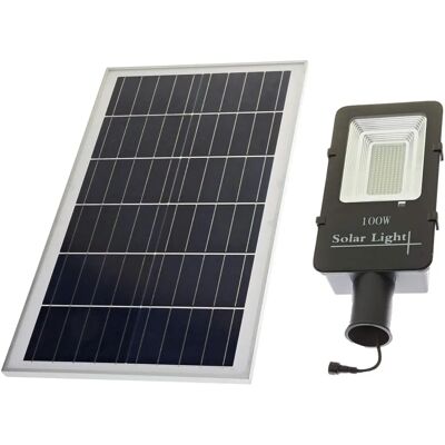 Farola Solar 100W JanDei - Panel Ajustable, Mando a Distancia Farola Solar 100W JanDei - Panel Ajustable, Mando a Distancia