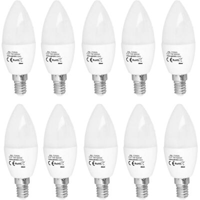 Conjunto de lâmpadas LED Jandei - E14 7W 4200K-60W Equivalente Conjunto de lâmpadas LED Jandei - E14 7W 4200K-60W Equivalente