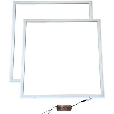 JANDEI - Panel LED cuadrado 60x60cm 48W Blanco 6000K - Luz de Techo LED JANDEI - Panel LED cuadrado 60x60cm 48W Blanco 6000K - Luz de Techo LED