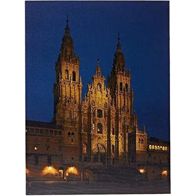 Immagine LED della Cattedrale di Santiago - 40x30cm Immagine LED della Cattedrale di Santiago - 40x30cm