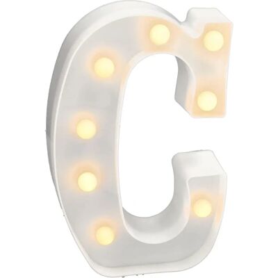 Jandei LED Letra C Branca Quente - Luz LED para Letras Jandei LED Letra C Branca Quente - Luz LED para Letras