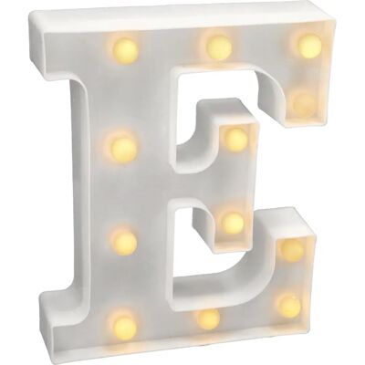 Luz de Letra LED JANDI - 22cm Decoração Branca Luz de Letra LED JANDI - 22cm Decoração Branca