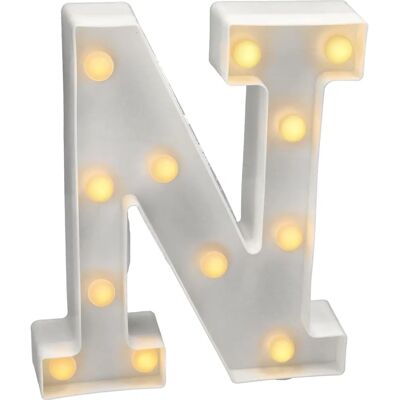 Luz de Letra LED - Branca quente - 22cm - Sem fio Luz de Letra LED - Branca quente - 22cm - Sem fio