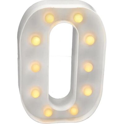 JANDEI Letra LED - Branca Quente - 22cm - Decoração Sem Fios JANDEI Letra LED - Branca Quente - 22cm - Decoração Sem Fios