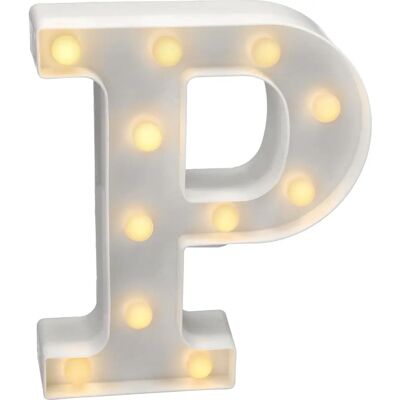 Luminária de letras LED JANDEI - Branca Quente - 22cm - Alimentada por bateria Luminária de letras LED JANDEI - Branca Quente - 22cm - Alimentada por bateria