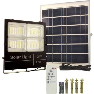 Jandei Proyector Solar LED 100W - Brillante, Resistente, Control Remoto Jandei Proyector Solar LED 100W - Brillante, Resistente, Control Remoto