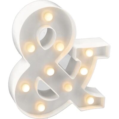 JANDEI Letras LED & Símbolos - Branco Quente - 22cm - Sem Fios JANDEI Letras LED & Símbolos - Branco Quente - 22cm - Sem Fios