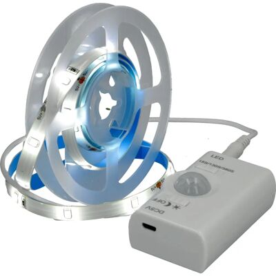 Tira LED Jandei - Sensor de movimiento, Recargable, Blanco frío - 1M Tira LED Jandei - Sensor de movimiento, Recargable, Blanco frío - 1M