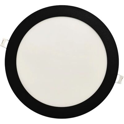 Jandei LED Downlight 18W 4200K - Moldura Preta Redonda - Downlight Jandei LED Downlight 18W 4200K - Moldura Preta Redonda - Downlight