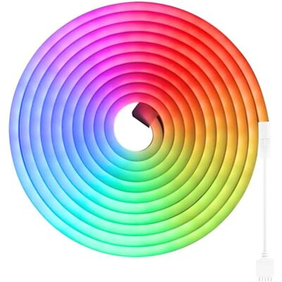 Tira de Neón LED RGB Jandei - 5m, Cortable, IP65 Tira de Neón LED RGB Jandei - 5m, Cortable, IP65