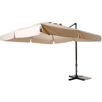 Mediawave Store - Sombrilla cuadrada 3x3m Beige Resistente a UV Mediawave Store - Sombrilla cuadrada 3x3m Beige Resistente a UV