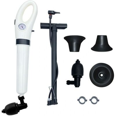 Kit de Nettoyage de Canalisations - Pistolet Haute Pression avec 3 Ventouses - Publicité Kit de Nettoyage de Canalisations - Pistolet Haute Pression avec 3 Ventouses - Publicité