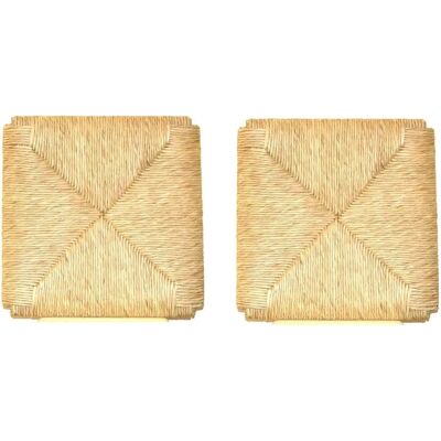 Mediawave Store Sigfrido 998 - Paja natural - Cuadrado 37x37 cm Asiento Mediawave Store Sigfrido 998 - Paja natural - Cuadrado 37x37 cm Asiento