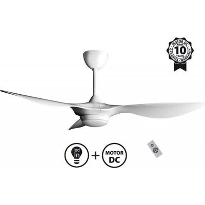 Ventilador de Techo Helix White - 132cm, Wi-Fi, Silencioso, Reversible Ventilador de Techo Helix White - 132cm, Wi-Fi, Silencioso, Reversible