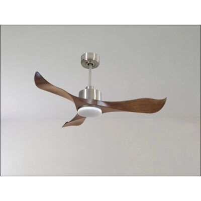 Klassfan - Modulo - Cromo - Palas de madera - Ventilador de techo Klassfan - Modulo - Cromo - Palas de madera - Ventilador de techo