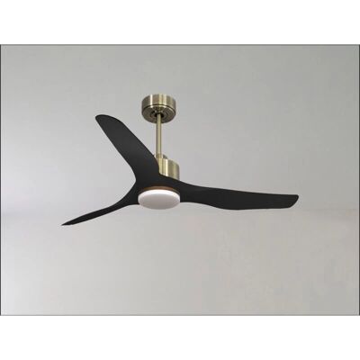 Klassfan - Modulo Latino iii - 132 cm - latón y madera gris - Ceiling fan Klassfan - Modulo Latino iii - 132 cm - latón y madera gris - Ceiling fan