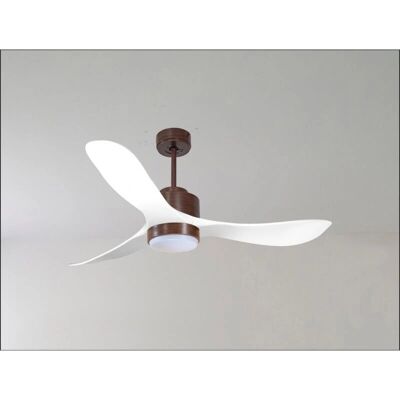 Klassfan - Twist - Hojas de madera blancas - 132 cm - Ventilador de techo Klassfan - Twist - Hojas de madera blancas - 132 cm - Ventilador de techo