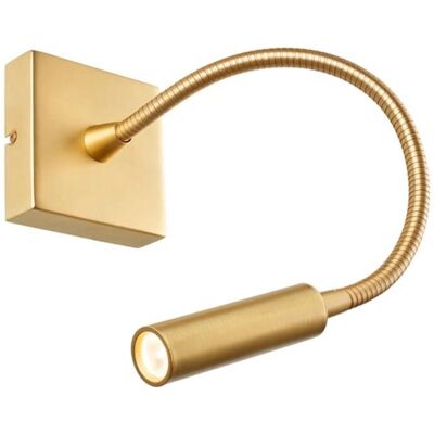 Leds-C4 Tip LED Wall Reading Light Satin Gold - Wall Reading Light Leds-C4 Tip LED Wall Reading Light Satin Gold - Wall Reading Light