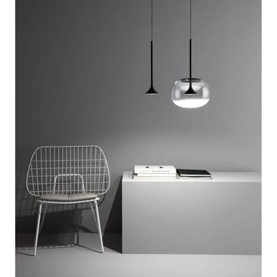 LEDs-C4 Grok Alive - LED Dome Ceiling Pendant Black 575lm 2700K LEDs-C4 Grok Alive - LED Dome Ceiling Pendant Black 575lm 2700K