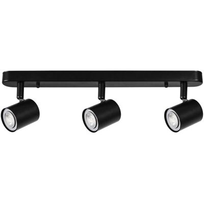 Barra a proiettore tripla Forlight - Nera - Regolabile - Spotlights Barra a proiettore tripla Forlight - Nera - Regolabile - Spotlights