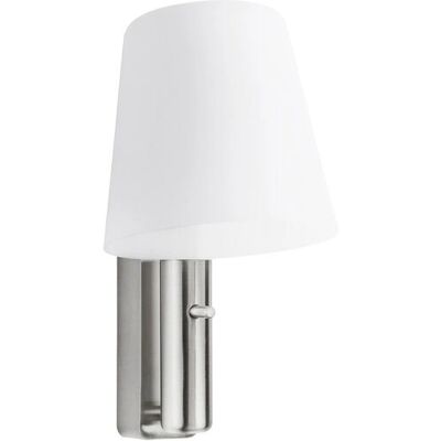 Leds C4 Applique Read Me Nichel Satinato - 615lm Leds C4 Applique Read Me Nichel Satinato - 615lm