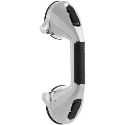 InnovaGoods Fürdőszobai Biztonsági Fogantyú - Ezüst/Fekete - Csúszásmentes, Ergonomikus, Szívókorong InnovaGoods Fürdőszobai Biztonsági Fogantyú - Ezüst/Fekete - Csúszásmentes, Ergonomikus, Szívókorong