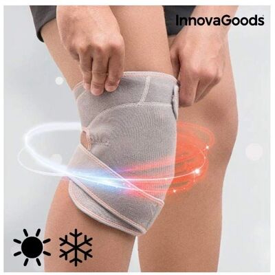 InnovaGoods Cinza Apoio de Gel para o Joelho - Apoio de Joelho com Compressão InnovaGoods Cinza Apoio de Gel para o Joelho - Apoio de Joelho com Compressão