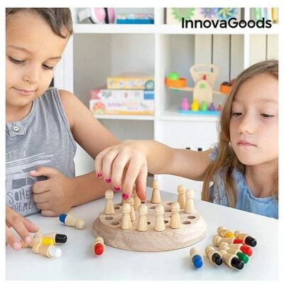 InnovaGoods Fa Memória Sakk Taeda - Nevelési játék gyerekeknek InnovaGoods Fa Memória Sakk Taeda - Nevelési játék gyerekeknek