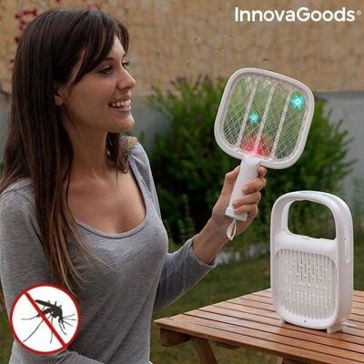 InnovaGoods Swateck - 2-in-1 lampă USB reîncărcabilă pentru țânțari și rachetă InnovaGoods Swateck - 2-in-1 lampă USB reîncărcabilă pentru țânțari și rachetă