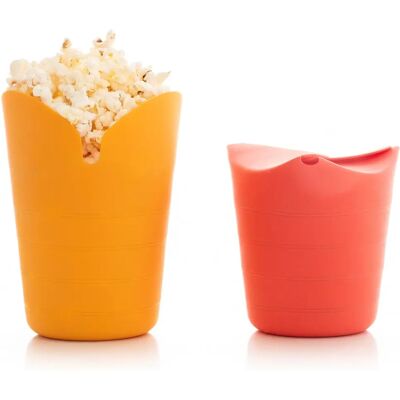InnovaGoods Popbox Hopfällbara silikonpopcornmaskiner - 2 pack InnovaGoods Popbox Hopfällbara silikonpopcornmaskiner - 2 pack