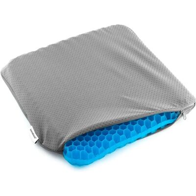 Cuscino in Gel a Nido d'Ape Hexafresh InnovaGoods - Comfort e supporto Cuscino in Gel a Nido d'Ape Hexafresh InnovaGoods - Comfort e supporto