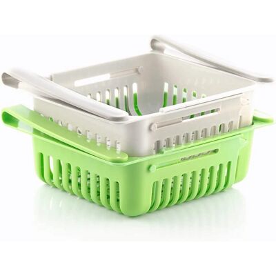 InnovaGoods Verstellbarer Kühlschrank Organizer – 2 Stück InnovaGoods Verstellbarer Kühlschrank Organizer – 2 Stück