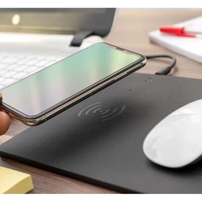 Mouse Pad com Carregamento Sem Fio InnovaGoods - Mouse Pad com carregador sem fio Mouse Pad com Carregamento Sem Fio InnovaGoods - Mouse Pad com carregador sem fio