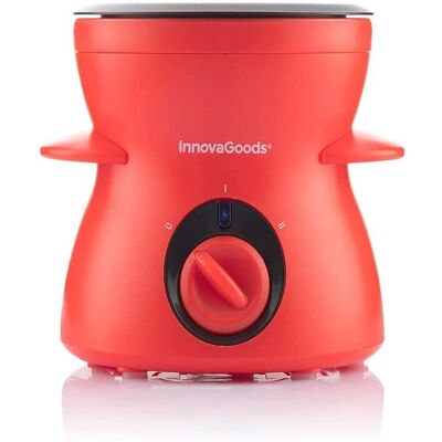 Fonduta di Cioccolato InnovaGoods - Elettrico, 300ml, Rosso/Nero, Compatto Fonduta di Cioccolato InnovaGoods - Elettrico, 300ml, Rosso/Nero, Compatto