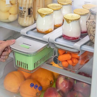 InnovaGoods Förvaringsbehållare för mat - Grön - Lufttät & Mångsidig InnovaGoods Förvaringsbehållare för mat - Grön - Lufttät & Mångsidig