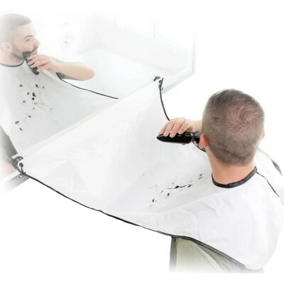 Babero per rifilare la barba con ventose - Cura personale Babero per rifilare la barba con ventose - Cura personale