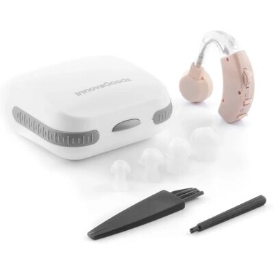 InnovaGoods Amplificador de Sonido Behind-the-Ear - Audífono - Compacto, Ajustable, Discreto InnovaGoods Amplificador de Sonido Behind-the-Ear - Audífono - Compacto, Ajustable, Discreto