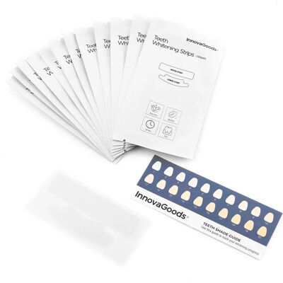 Bandes de Blanchiment Dentaire InnovaGoods - 28 pcs - Sûr & Facile Bandes de Blanchiment Dentaire InnovaGoods - 28 pcs - Sûr & Facile