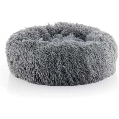 InnovaGoods Anti-Stress Haustierbett - Rund Grau 60cm InnovaGoods Anti-Stress Haustierbett - Rund Grau 60cm
